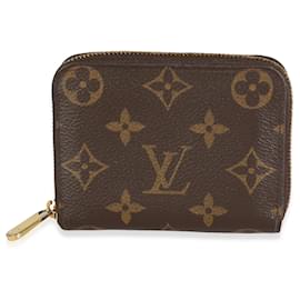 Louis Vuitton-Louis Vuitton Monogram Canvas Zippy Coin Purse-Brown