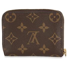 Louis Vuitton-Louis Vuitton Monogram Canvas Zippy Coin Purse-Brown