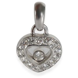 Colgante Corazón Happy Diamonds Chopard en oro blanco de 18k 0,25 CTW Otro