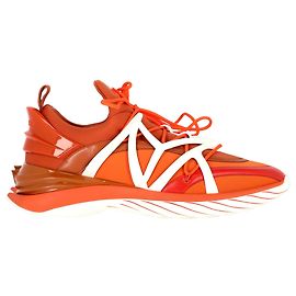 Tênis baixos Cosmos Jimmy Choo em borracha laranja Laranja