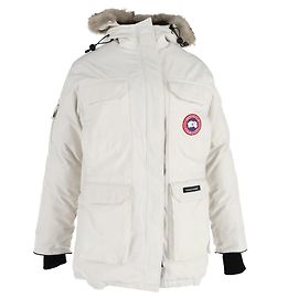 Canada Goose Expedition Daunenjacke aus weißem Polyester Weiß
