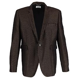 Saint Laurent-Saint Laurent Tuxedo Blazer in Multicolor Polyamide-Multiple colors