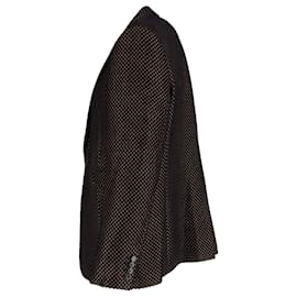 Saint Laurent-Blazer Tuxedo Saint Laurent en polyamide multicolore-Multicolore
