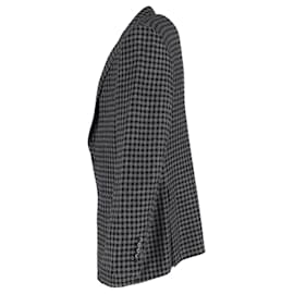 Tom Ford-Tom Ford O'Connor Slim-Fit Gingham Suit Jacket in Wool Grey-Grey