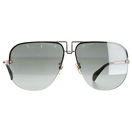 Givenchy 7126/2 Aviator Sunglasses in Silver Metal Silvery Metallic