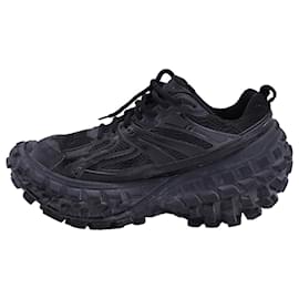 Balenciaga-Balenciaga Bouncer Sneakers in Black Polyurethane-Black