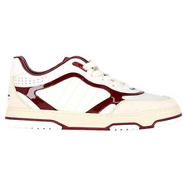 Tênis Gucci Re-Web de couro bordô Vermelho Bordeaux