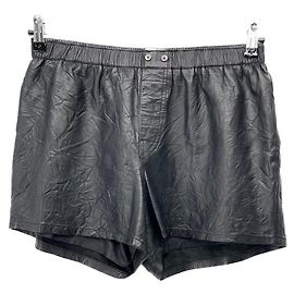 ZADIG & VOLTAIRE Shorts T.FR 38 Leather Black
