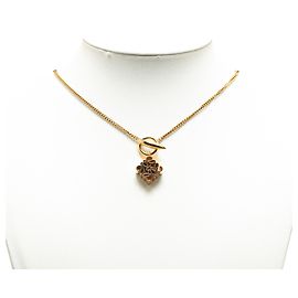 Collana con Pendente Anagramma Placcato Oro LOEWE D'oro