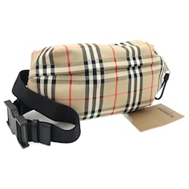 Burberry-Burberry Waist Bag 8010430-Black,Beige