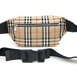 Burberry-Burberry Waist Bag 8010430-Black,Beige