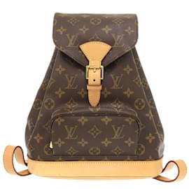 Louis Vuitton-Louis Vuitton Montsouris MM Monogram Backpack-Brown