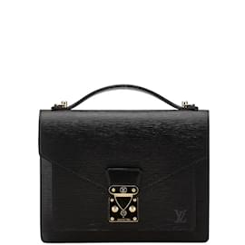 Louis Vuitton-Louis Vuitton Epi Monceau Handbag-Black