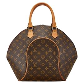 Louis Vuitton-Louis Vuitton Monogram Ellipse MM Handbag-Brown