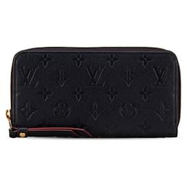 Louis Vuitton-Louis Vuitton Monogram Empreinte Zippy Wallet-Red,Navy blue,Monogram