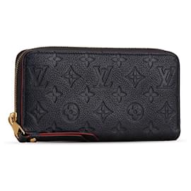 Louis Vuitton-Louis Vuitton Monogram Empreinte Zippy Wallet-Red,Navy blue,Monogram