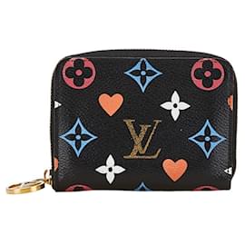 Louis Vuitton-Louis Vuitton Monogram Game On Zippy Coin Purse-Black,Monogram