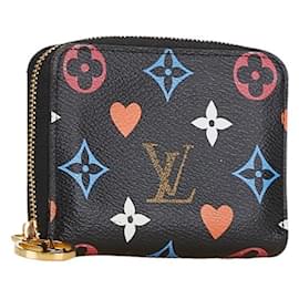 Louis Vuitton-Louis Vuitton Monogram Game On Zippy Coin Purse-Black,Monogram