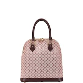 Louis Vuitton-Louis Vuitton Monogram Alma O Handbag Tote Bag-Red,Fuschia