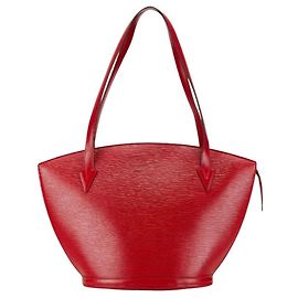 Borsa a Spalla Saint Jacques Epi Louis Vuitton Rosso