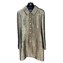 Chanel-1996 runway  collection 15 Gripoix buttons Coats-Golden