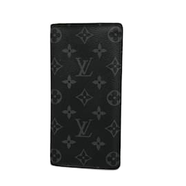 Louis Vuitton-Louis Vuitton Long Wallet Monogram Eclipse-Brown,Black