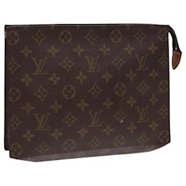 Louis Vuitton-LOUIS VUITTON Monogram Poche Toilette 26 Pouch M47542 LV Auth yk14389-Monogram