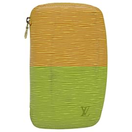Louis Vuitton-LOUIS VUITTON Epi Agenda Geode Travel Case Yellow M63879 LV Auth 87368-Yellow