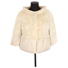 Pinko Casaco de pele Branco