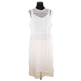 Lk Bennett Vestido de algodón Blanco