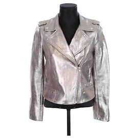 Claudie Pierlot Veste en cuir Autre