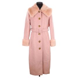 Lk Bennett Wollmantel Pink