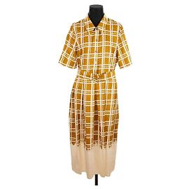 Lk Bennett Vestido de algodón Amarillo