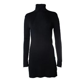 Equipment Strickkleid mit Rollkragen in Blau Blau