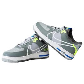 Chaussure NIKE Air Force 1 en Cuir Gris - 102060 Gris