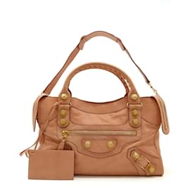 Balenciaga-Balenciaga The Giant City Handbag-Pink