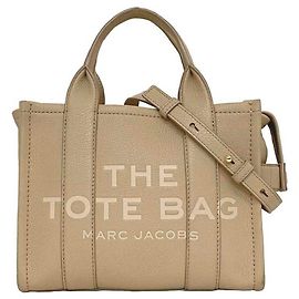 Bolsa tote de couro bege Marc Jacobs Bege