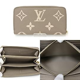 Louis Vuitton-Louis Vuitton Zippy Wallet in Tourterelle-Grey