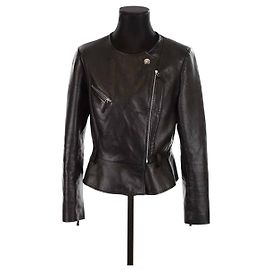 Paule Ka Leather jacket Black