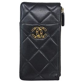 Portafoglio da donna Chanel 19 Nero