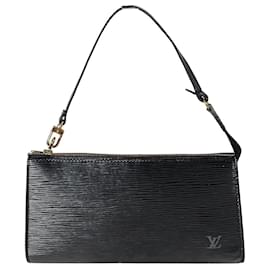 Louis Vuitton-Louis Vuitton accessoires clutch bag in black Epi leather-Black