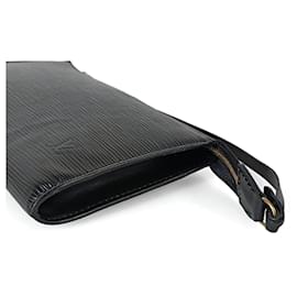 Louis Vuitton-Louis Vuitton accessoires clutch bag in black Epi leather-Black