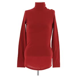 BALMAIN Strickwaren T.FR 38 Wolle Rot