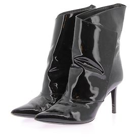 Barbara Bui ankle boots T.EU 38 Patent leather Black