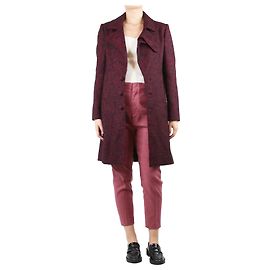 Altuzarra Red and black wool coat - size UK 10 Red