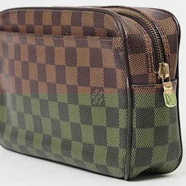 Louis Vuitton-Louis Vuitton Damier Ebene Pochette Saint Paul Clutch Bag-Damier ebene
