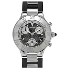 Cartier-Cartier Must 21 Chronoscuff W10125U2 Men's Quartz Wristwatch-Other