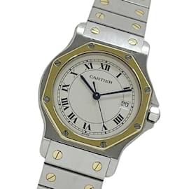 Cartier-Cartier Boys' Wristwatch Santos Octagon Date-Other