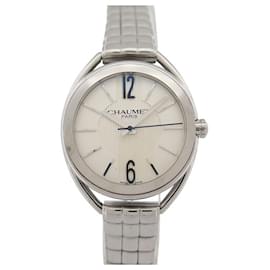 Chaumet-CHAUMET LIENS W23610-01A STEEL 29 MM QUARTZ BOX LADY WATCH-Silvery