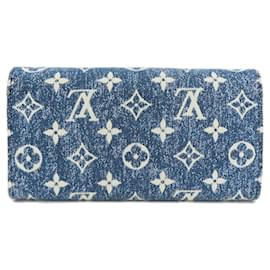 Louis Vuitton-Louis Vuitton Monogram Denim Long Wallet-Other